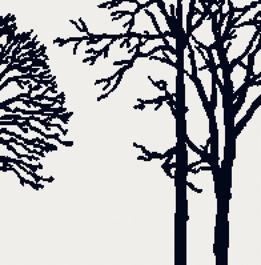 Триптих "Деревья" ч.2 - природа, триптихи - предпросмотр