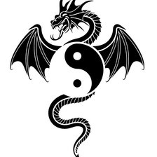 Схема вышивки «дракон»