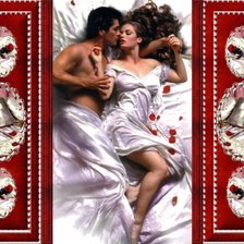 Схема вышивки «влюбленные»