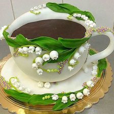 Схема вышивки «Горячий шоколад»