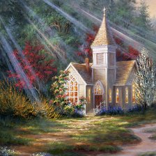 Схема вышивки «молитвенный дом»