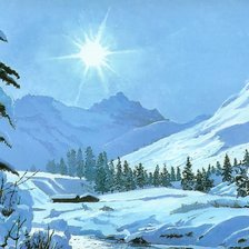 Схема вышивки «Пейзаж 4»