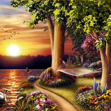 Схема вышивки «Пейзаж 5»