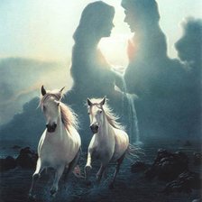 Схема вышивки «Коні 2»