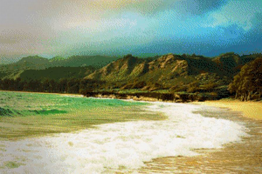 море - вода, природа, гори - предпросмотр