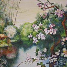 Схема вышивки «Пейзаж 14»