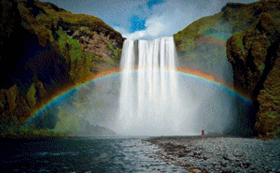 водоспад - гори, вода, природа - предпросмотр