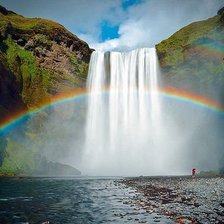 Схема вышивки «водоспад»