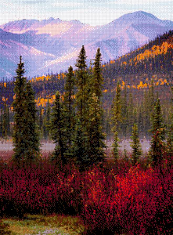 осінь - гори, ліс, природа - предпросмотр