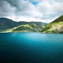 Схема вышивки «море»