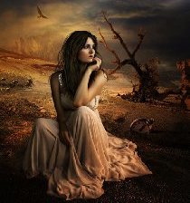 Схема вышивки «девушка»