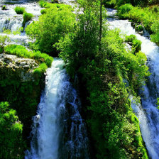 Схема вышивки «водопад»
