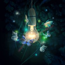 Схема вышивки «Лампа»