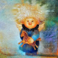 Схема вышивки «ЧудоАнгелок 1»