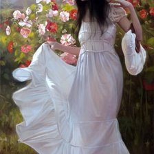 Схема вышивки «в саду»