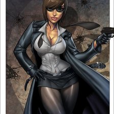 Схема вышивки «агент 007»