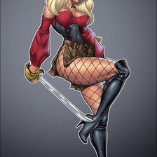 Схема вышивки «пираточка»