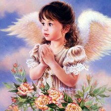 Схема вышивки «молитва»