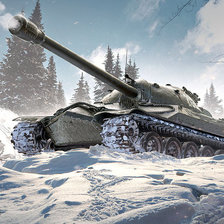 Схема вышивки «Танк»