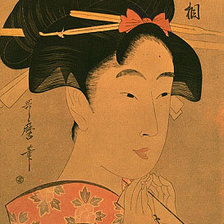 Схема вышивки «японка»