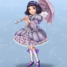 Схема вышивки «под зонтиком»