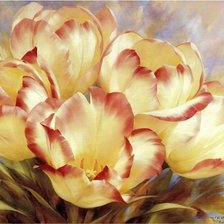 Схема вышивки «Тюльпаны»