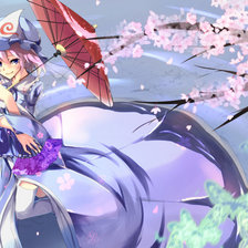 Схема вышивки «девушка с зонтиком»