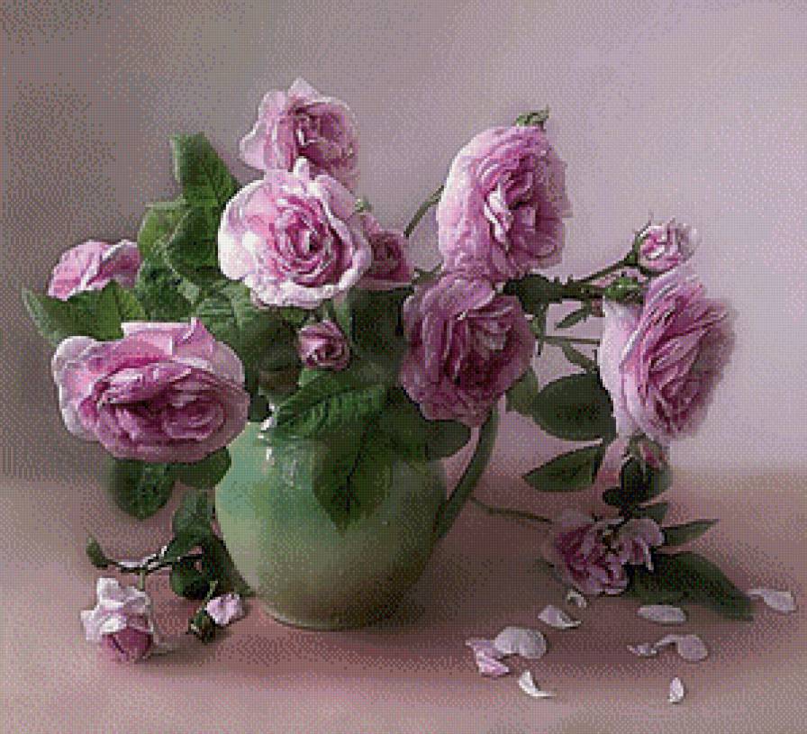 лиловые розы - предпросмотр
