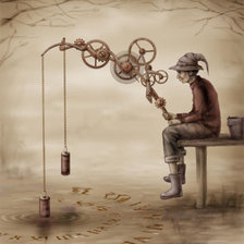 Схема вышивки «Рыбак»