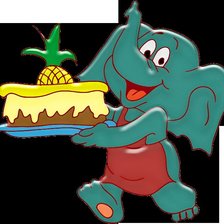 Схема вышивки «Слон»