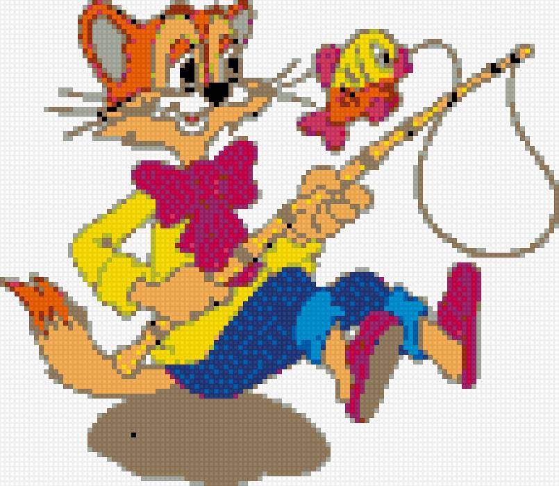 Леопольд - кот, мультик, рыбак - предпросмотр