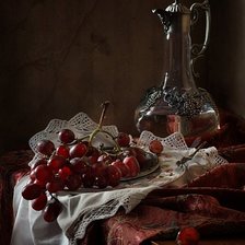 Схема вышивки «натюрморт с вином»