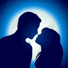 Схема вышивки «ОН и ОНА»