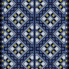 Схема вышивки «ааа»