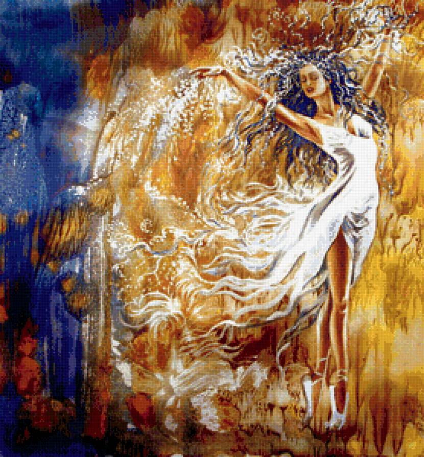 балерина - девушка, картина, балет, балерина, танец, арт - предпросмотр