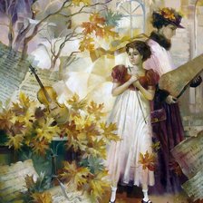 Схема вышивки «музыкальная фантазия»