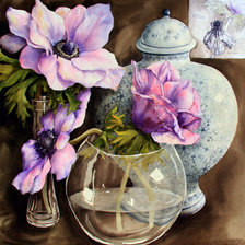 Схема вышивки «панно с цветами»