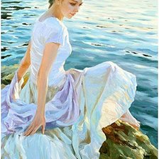 Схема вышивки «у моря-2»