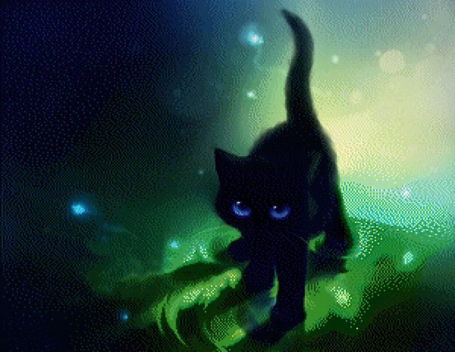 киса в луже - киса - предпросмотр