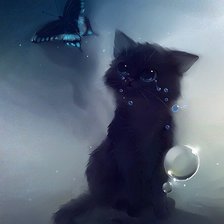 Схема вышивки «киса»