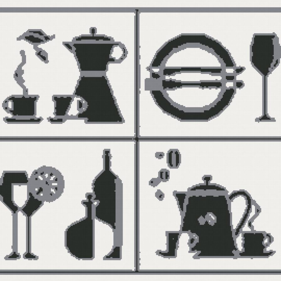 Чашки - чашки, посуда - предпросмотр