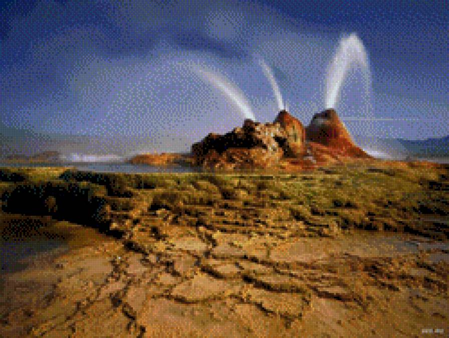 Пейзаж 20 - природа, пейзаж, гори, водоспад - предпросмотр