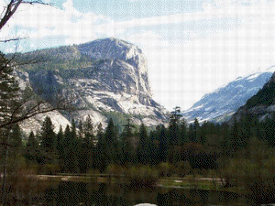 Пейзаж 26 - пейзаж, озеро, гори, природа, краса - предпросмотр