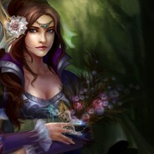 Схема вышивки «фея»