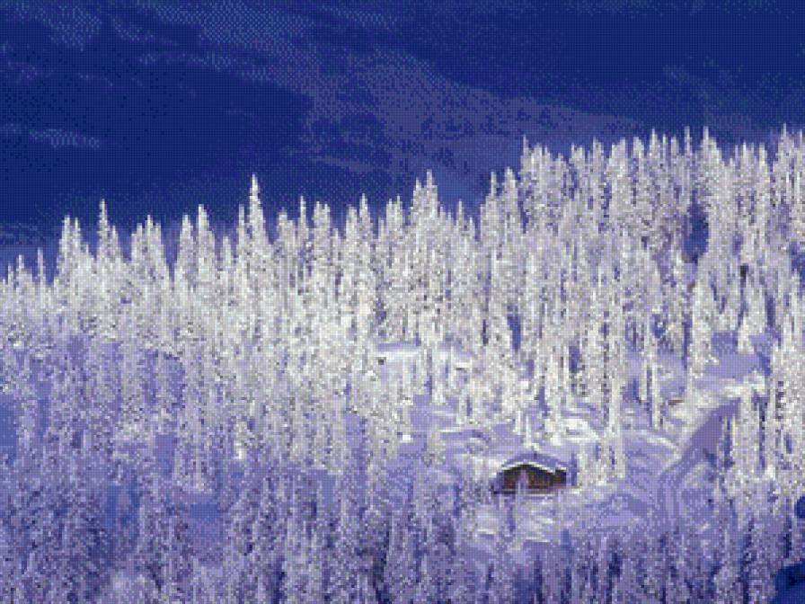 Пейзаж 38 - краса, гори, зима, природа, пейзаж - предпросмотр