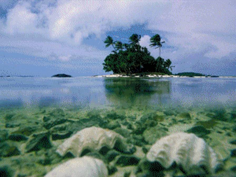 Пейзаж 39 - острів, літо, пейзаж, море, природа - предпросмотр