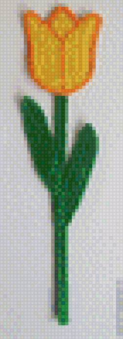 тюльпан - закладка - предпросмотр