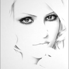 Схема вышивки «Дівчина 4»