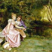 Схема вышивки «свидание»