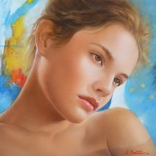 Схема вышивки «задумчивая»